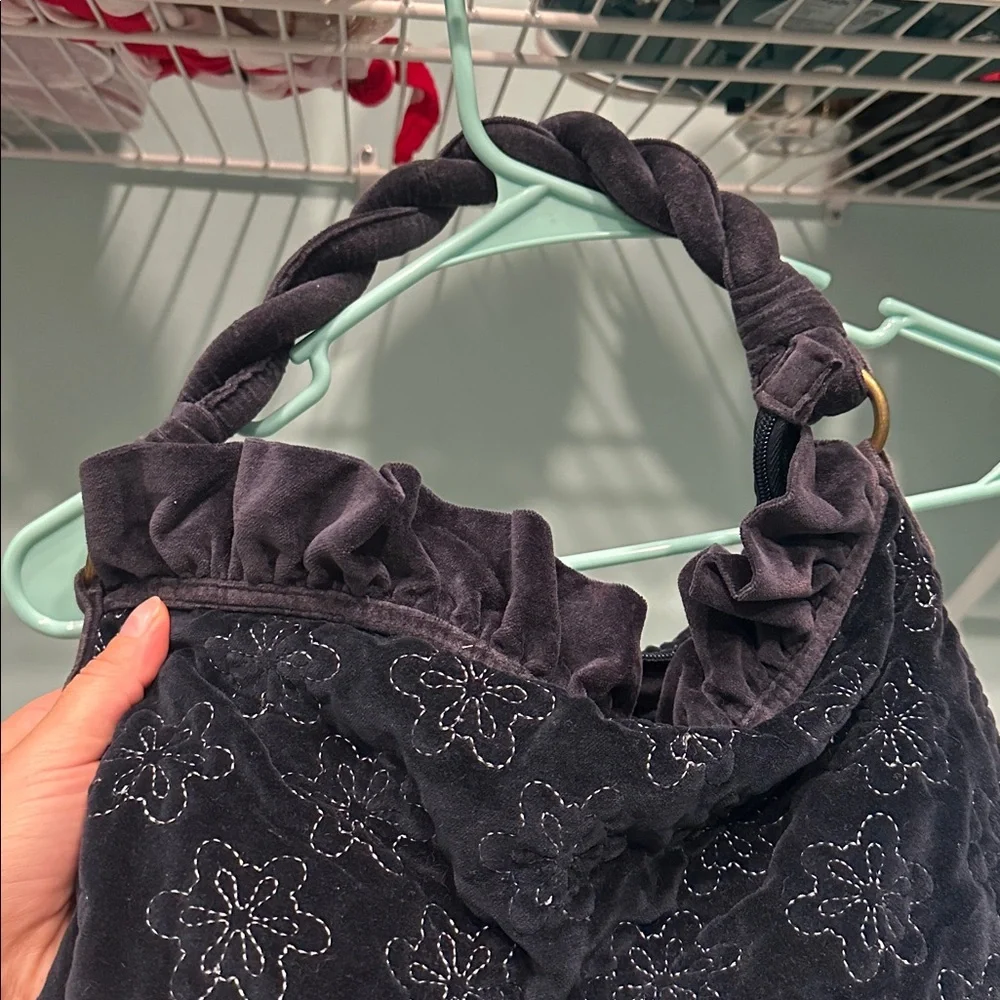 Vintage old navy velvet bag